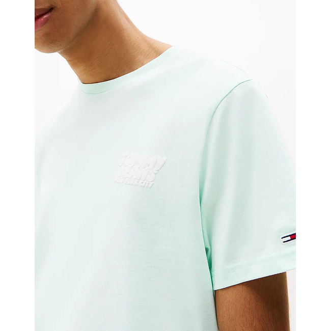 Product TOMMY JEANS TJM SLIM BUBBLE PRINT SS TEE EXT base image