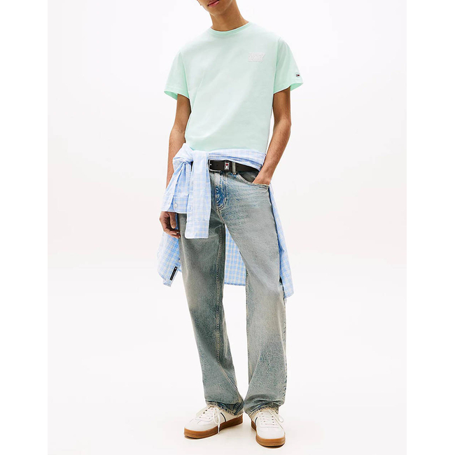 Product TOMMY JEANS TJM SLIM BUBBLE PRINT SS TEE EXT base image