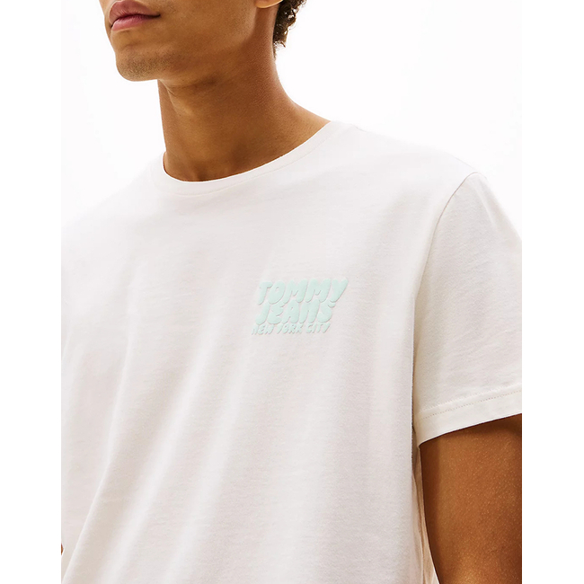 Product TOMMY JEANS TJM SLIM BUBBLE PRINT SS TEE EXT base image