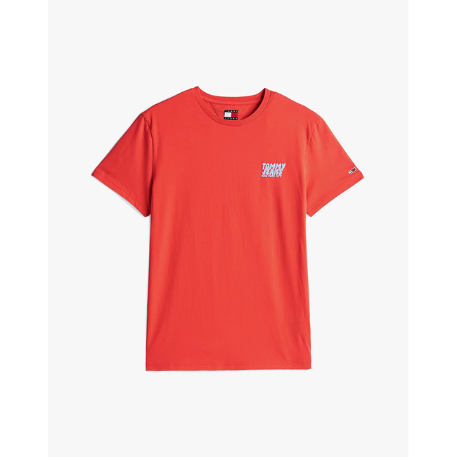 Product TOMMY JEANS TJM SLIM BUBBLE PRINT SS TEE EXT base image