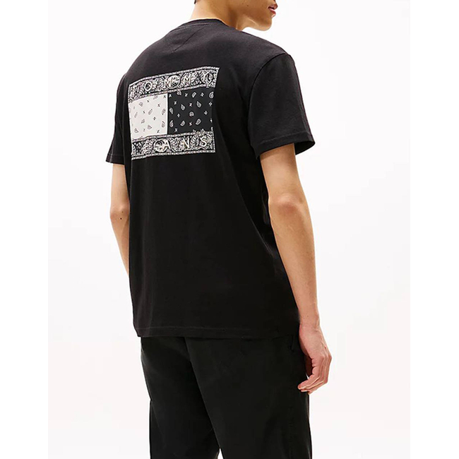 Product TOMMY JEANS TJM REG PAISLEY FLAG TEE EXT base image