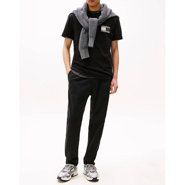 Product TOMMY JEANS TJM REG PAISLEY FLAG TEE EXT base image