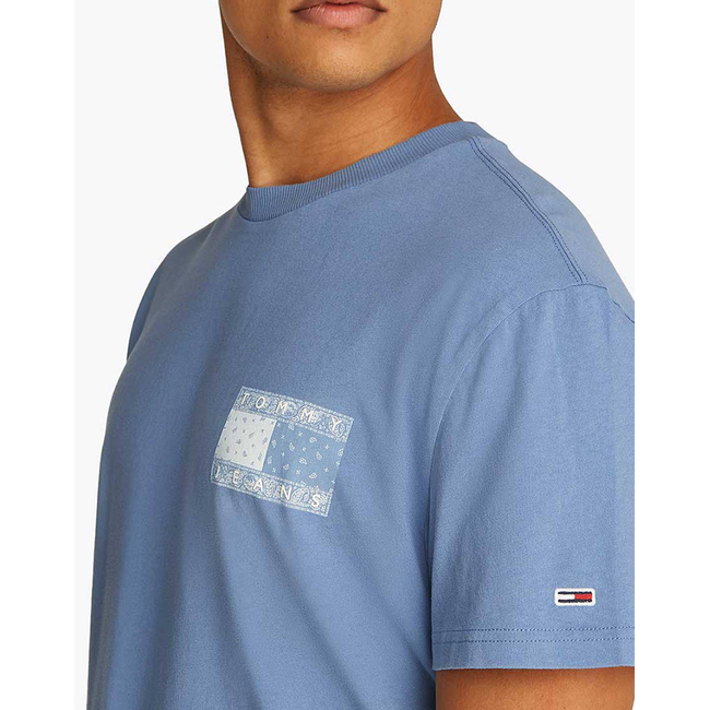Product TOMMY JEANS TJM REG PAISLEY FLAG TEE EXT base image