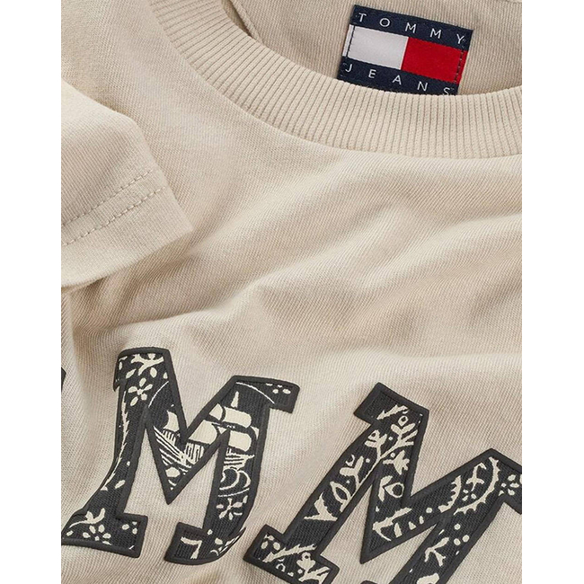 Product TOMMY JEANS TJM REG PAISLEY COLLEGE TEE EXT base image