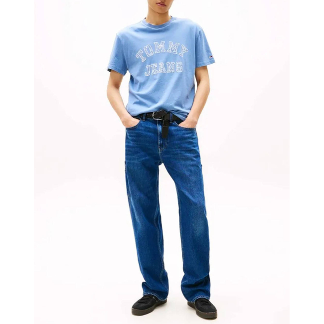 Product TOMMY JEANS TJM REG PAISLEY COLLEGE TEE EXT base image