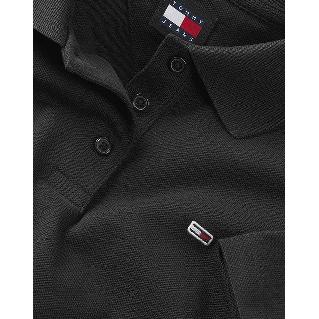 Product TOMMY JEANS TJM SLIM FLAG CUFF POLO EXT base image
