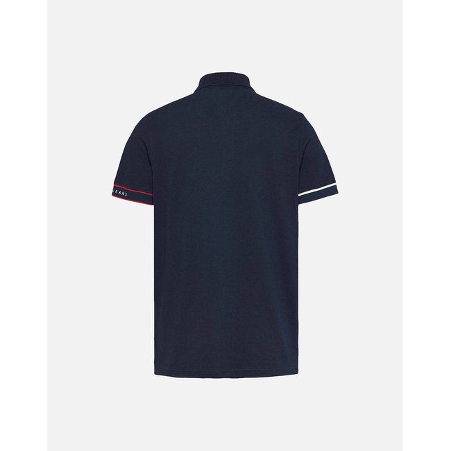 Product TOMMY JEANS TJM SLIM FLAG CUFF POLO EXT base image