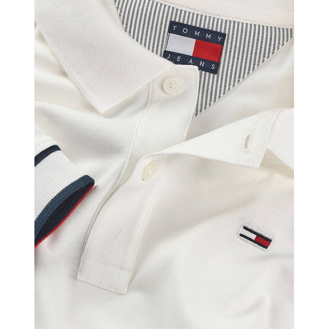 Product TOMMY JEANS TJM SLIM FLAG CUFF POLO EXT base image