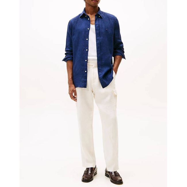 Product TOMMY HILFIGER PIGMENT DYED LI SOLID RF SHIRT base image