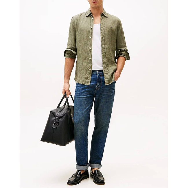 Product TOMMY HILFIGER PIGMENT DYED LI SOLID RF SHIRT base image