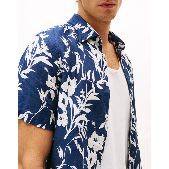 Product TOMMY HILFIGER LINEN TROPICAL PRT SS RF SHIRT base image