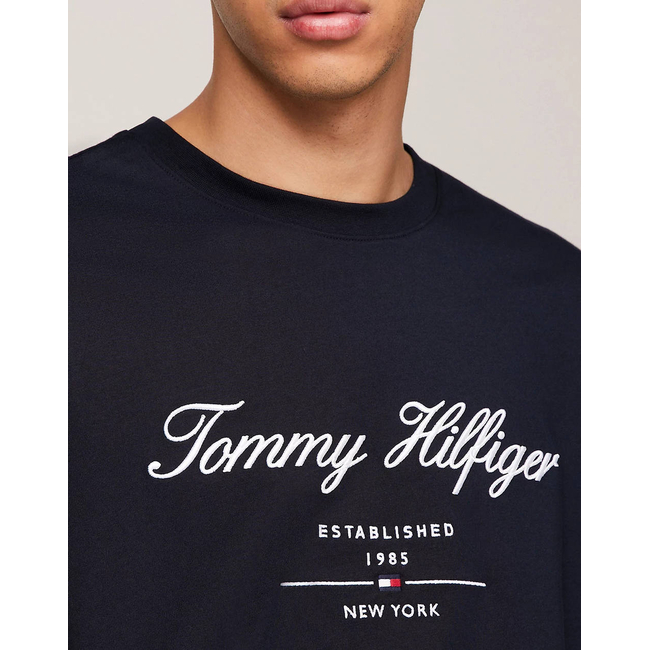 Product TOMMY HILFIGER SCRIPT LOGO TEE base image