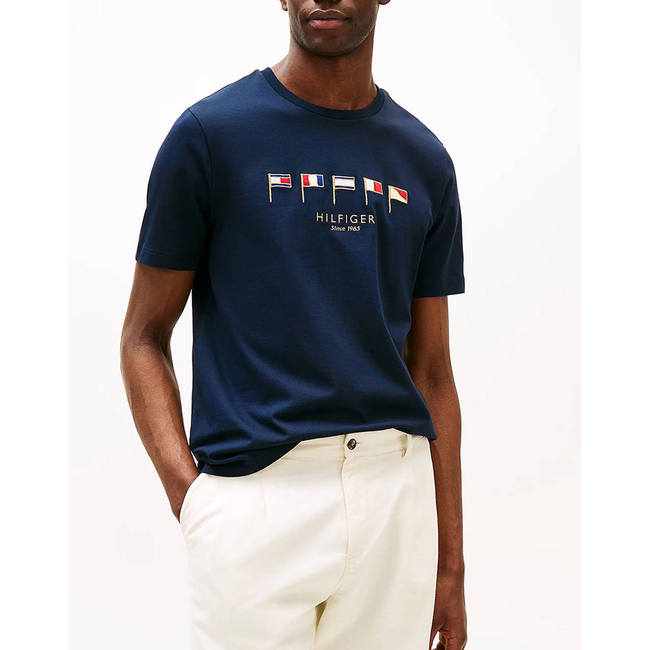Product TOMMY HILFIGER HILFIGER MULTI FLAGS TEE base image