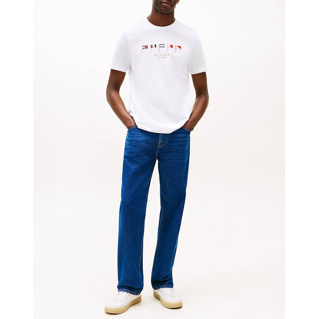 Product TOMMY HILFIGER HILFIGER MULTI FLAGS TEE base image