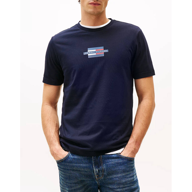 Product TOMMY HILFIGER FLAG BOX TEE base image