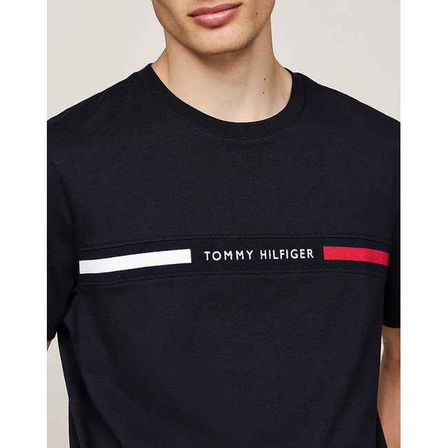 Product TOMMY HILFIGER HILFIGER CHEST INSERT TEE base image