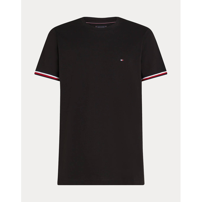 Product TOMMY HILFIGER GLOBAL STRIPE CUFF TEE base image