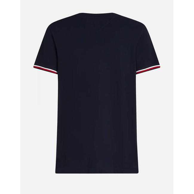 Product TOMMY HILFIGER GLOBAL STRIPE CUFF TEE base image