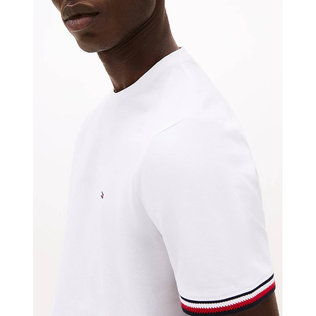 Product TOMMY HILFIGER GLOBAL STRIPE CUFF TEE base image