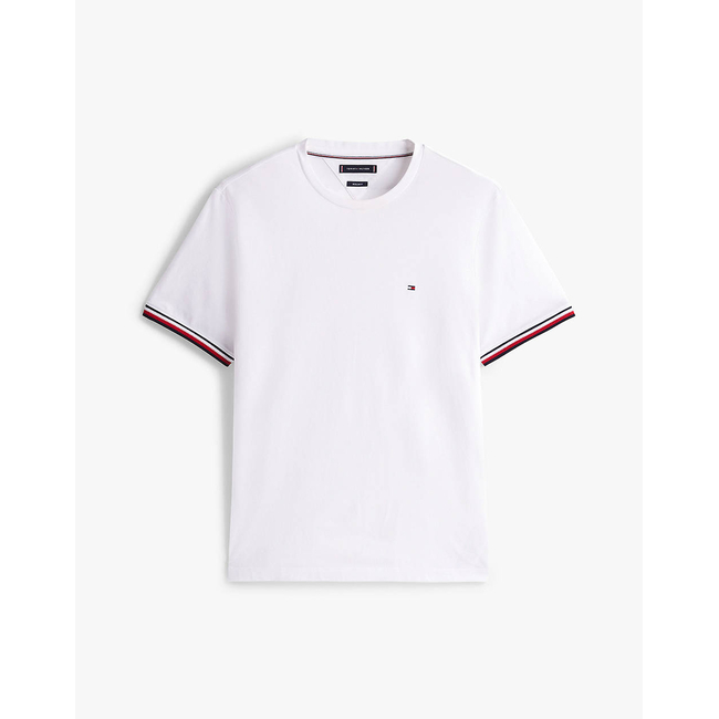Product TOMMY HILFIGER GLOBAL STRIPE CUFF TEE base image