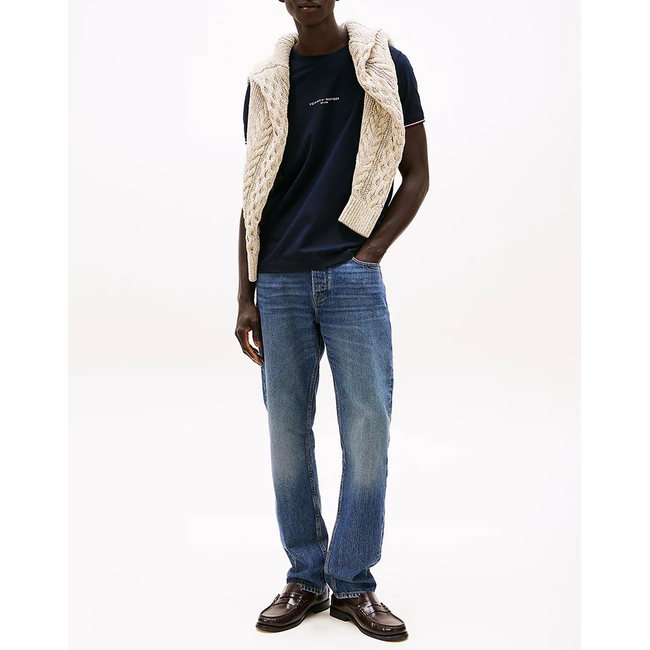 Product TOMMY HILFIGER TOMMY LOGO TIPPED TEE base image
