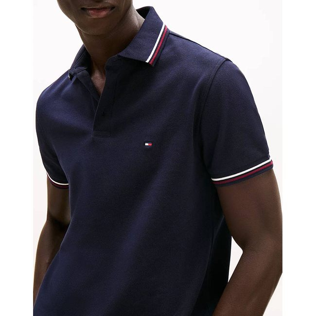 Product TOMMY HILFIGER TIPPED SLIM FIT POLO base image
