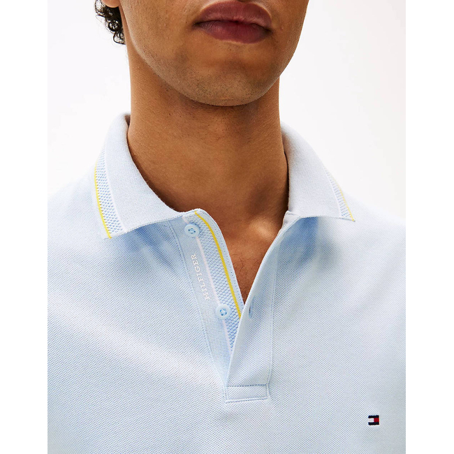 Product TOMMY HILFIGER PLACKET INTEREST REG POLO base image