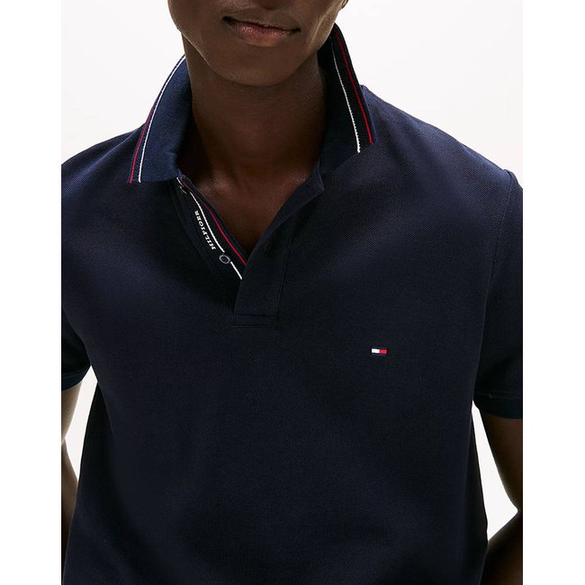 Product TOMMY HILFIGER PLACKET INTEREST REG POLO base image