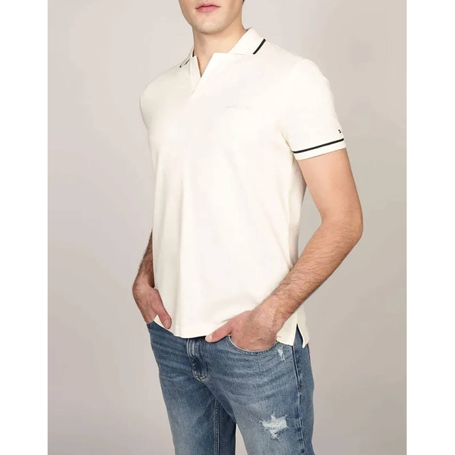 Product TOMMY HILFIGER OPEN COLLAR TIPPED POLO base image