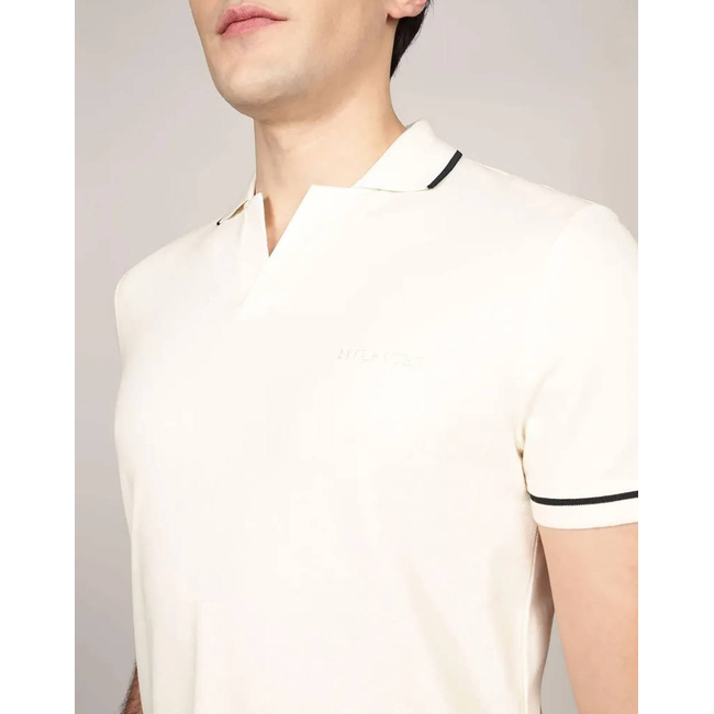 Product TOMMY HILFIGER OPEN COLLAR TIPPED POLO base image
