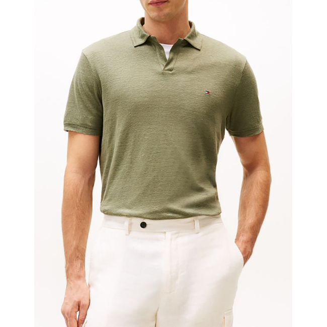 Product TOMMY HILFIGER PURE LINEN REG POLO base image