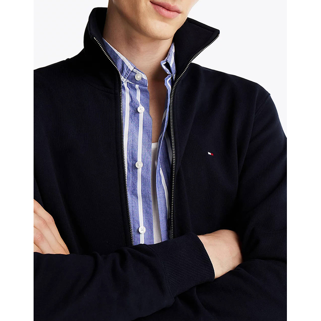 Product TOMMY HILFIGER ESSENTIAL TERRY ZT STAND COLLAR base image