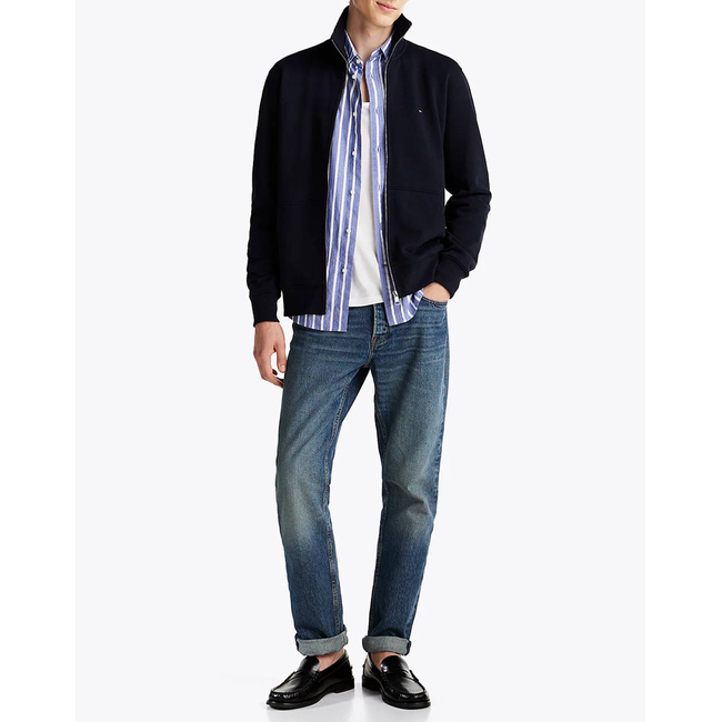 Product TOMMY HILFIGER ESSENTIAL TERRY ZT STAND COLLAR base image