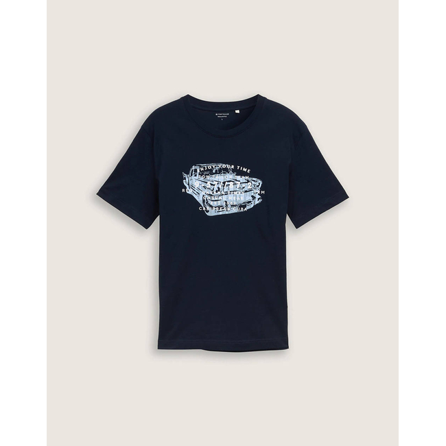Product TOM TAILOR PRINTED T-SHIRT ΜΠΛΟΥΖΑ ΑΝΔΡΙΚΟ base image