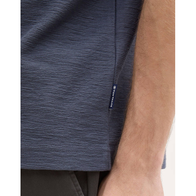 Product TOM TAILOR STRUCTURED T-SHIRT ΜΠΛΟΥΖΑ ΑΝΔΡΙΚΟ base image