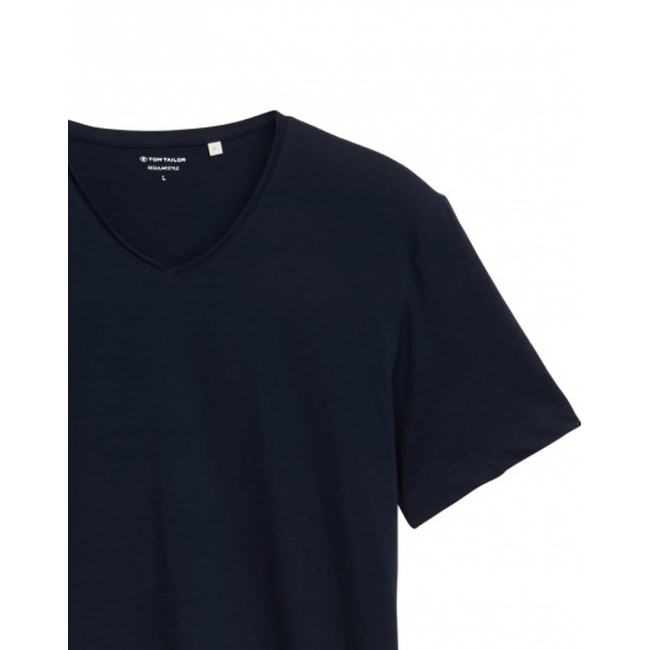 Product TOM TAILOR SLUB V-NECK T-SHIR ΜΠΛΟΥΖΑ ΑΝΔΡΙΚΟ base image