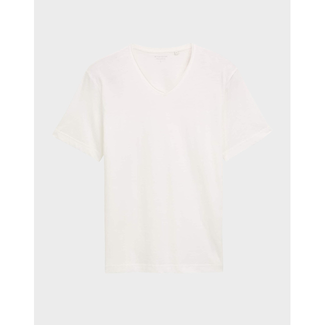 Product TOM TAILOR SLUB V-NECK T-SHIR ΜΠΛΟΥΖΑ ΑΝΔΡΙΚΟ base image
