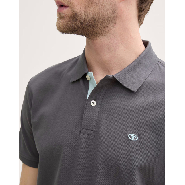 Product TOM TAILOR BASIC POLO WITH CONTRAST T-SHIRT FOR MEN base image