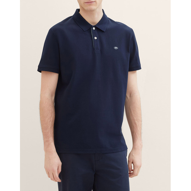 Product TOM TAILOR BASIC POLO WITH CONTRAST T-SHIRT FOR MEN base image