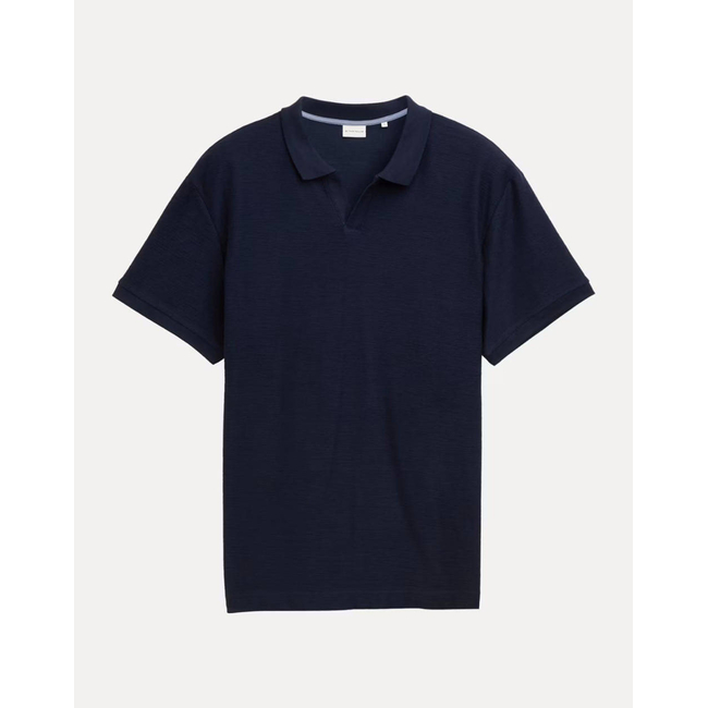 Product TOM TAILOR STRUCTURED RESORT COLLAR T-SHIRT FOR MEN base image