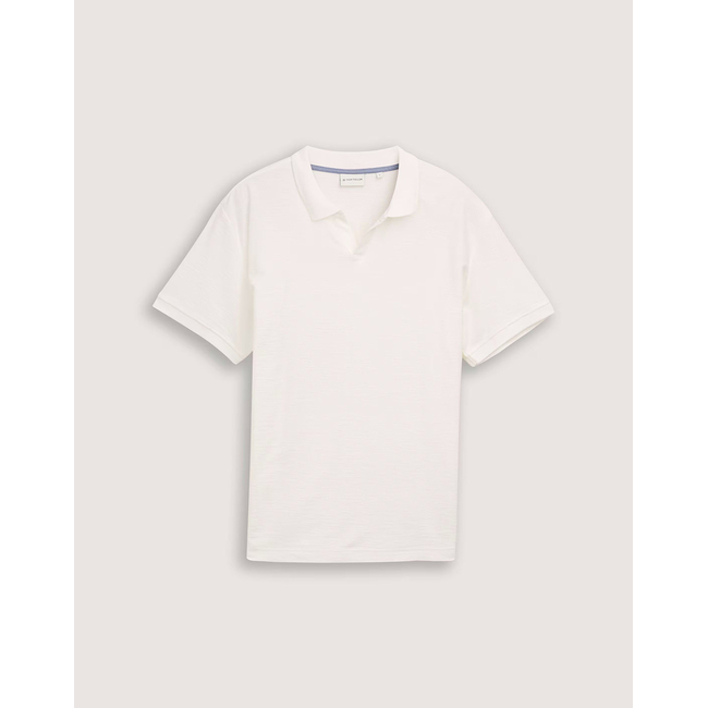 Product TOM TAILOR STRUCTURED RESORT COLLAR T-SHIRT FOR MEN base image