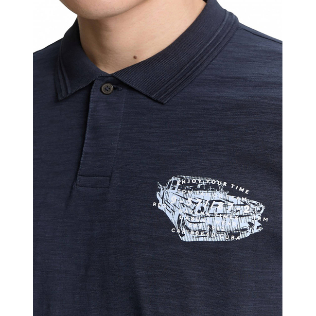 Product TOM TAILOR PRINTED SLUB LAPEL SHIRT FOR MEN base image