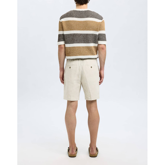 Product SELECTED SLHREGULAR-LEROY LINEN BLD SHORTS NOOS base image