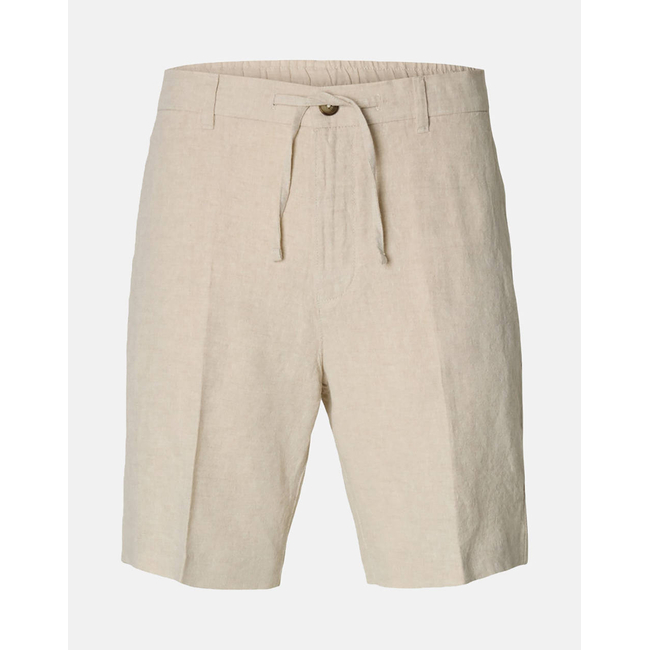 Product SELECTED SLHREGULAR-LEROY LINEN BLD SHORTS NOOS base image