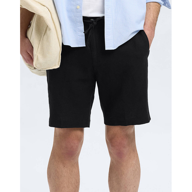 Product SELECTED SLHREGULAR-LEROY LINEN BLD SHORTS NOOS base image