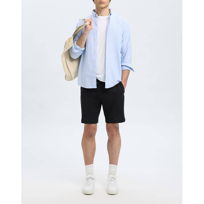 Product SELECTED SLHREGULAR-LEROY LINEN BLD SHORTS NOOS base image