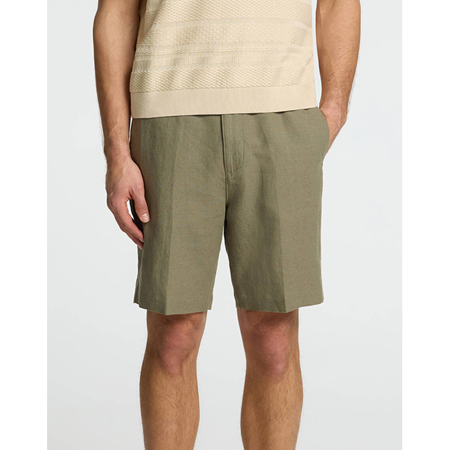 Product SELECTED SLHREGULAR-LEROY LINEN BLD SHORTS NOOS base image