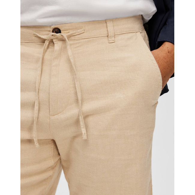 Product SELECTED SLHREGULAR-BRODY LINEN BLD SHORTS NOOS base image