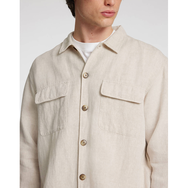 Product SELECTED SLH-LEROY LINEN BLEND OVERSHIRT LS NOOS base image