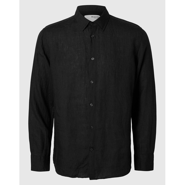 Product SELECTED SLHREGKYLIAN-LINEN SHIRT LS CLASSIC NOOS base image